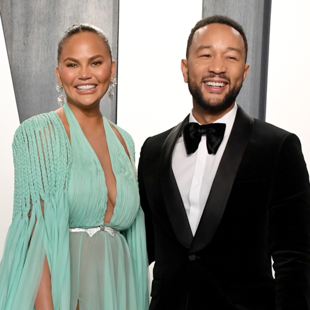 Chrissy Teigen And John Legend Have Arrived At The Vanity Fair Party E Online